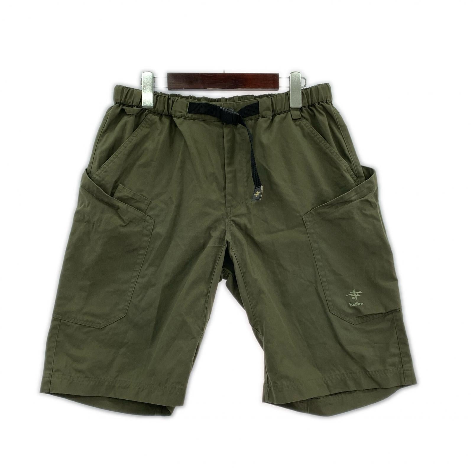 ショートパンツ foxfire ゴムウエストショーツ 緑 L グリーン