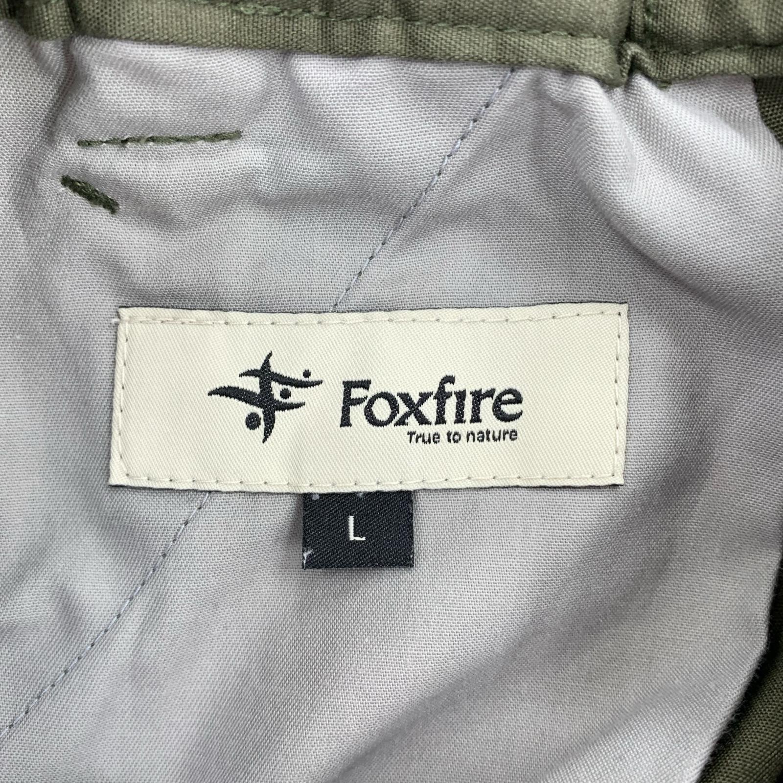 ショートパンツ foxfire ゴムウエストショーツ 緑 L グリーン