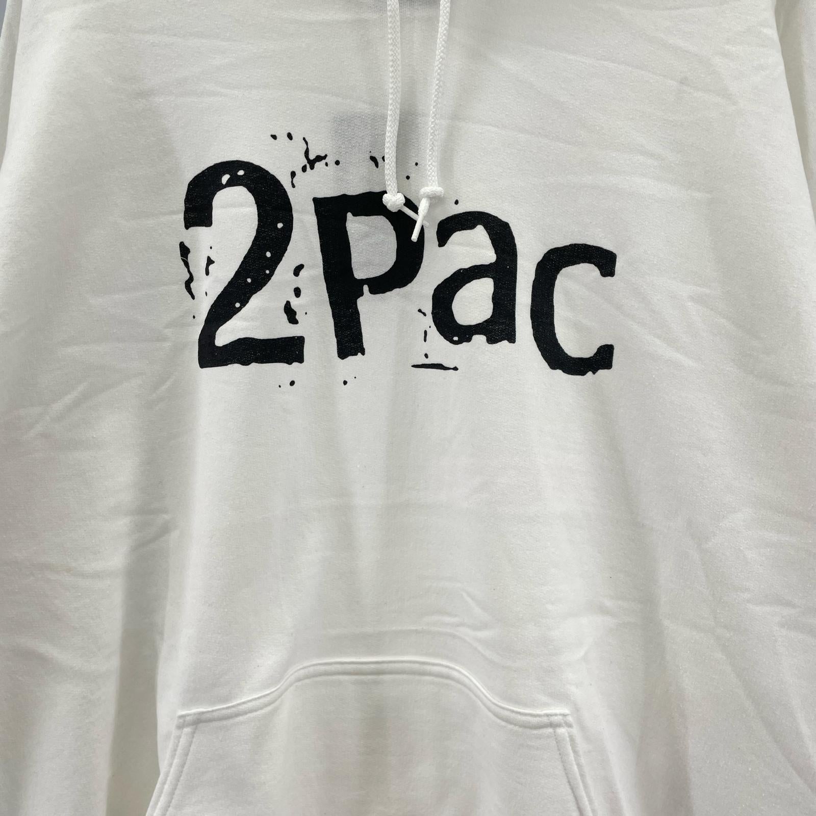 パーカー Tupac Unisex Pullover Hoodie XL WHT ホワイト