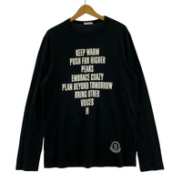 長袖Tシャツ マグリア プリントロンT M ブラック