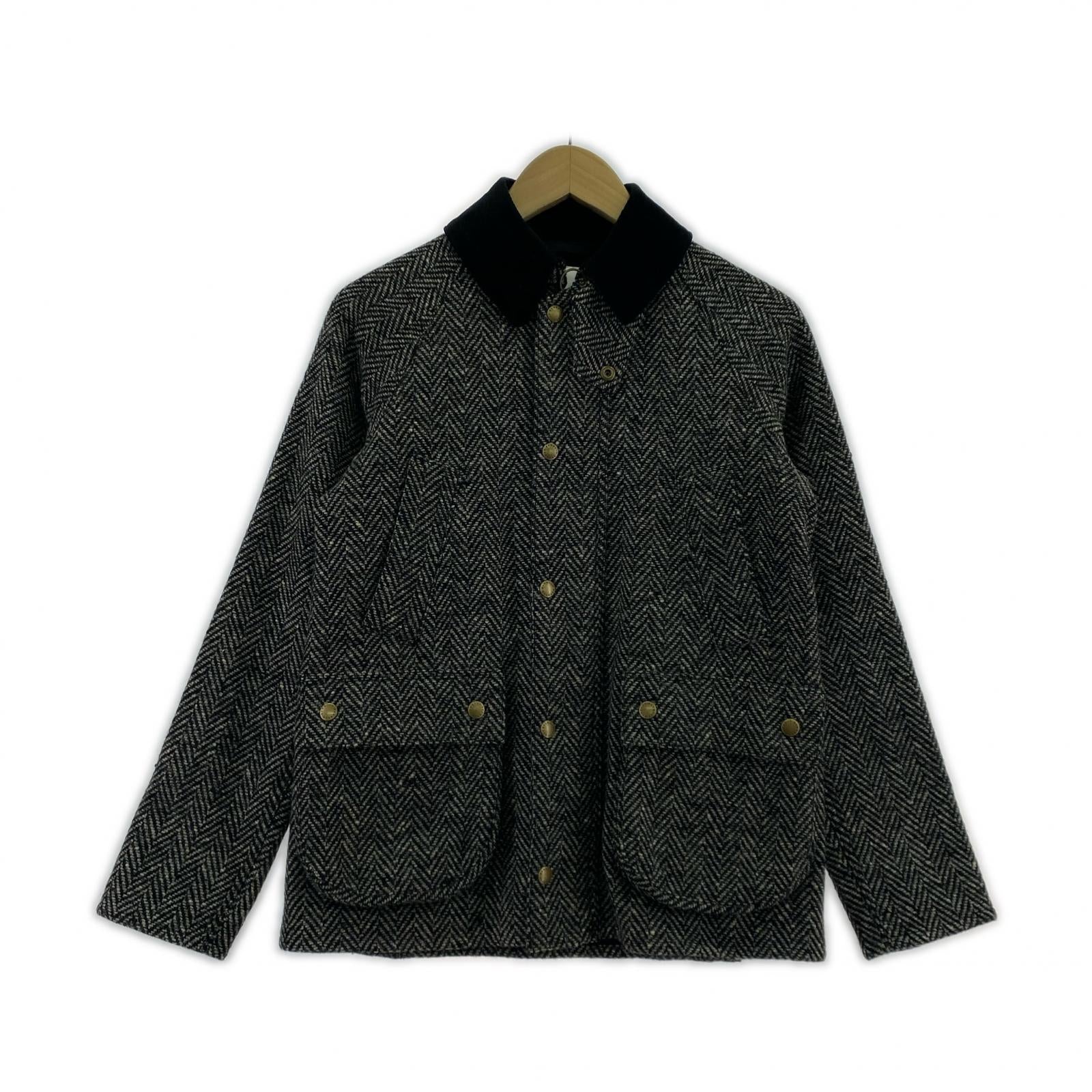 その他アウター Barbour ツィード ジャケット SIZE 8 1702230 ブラック