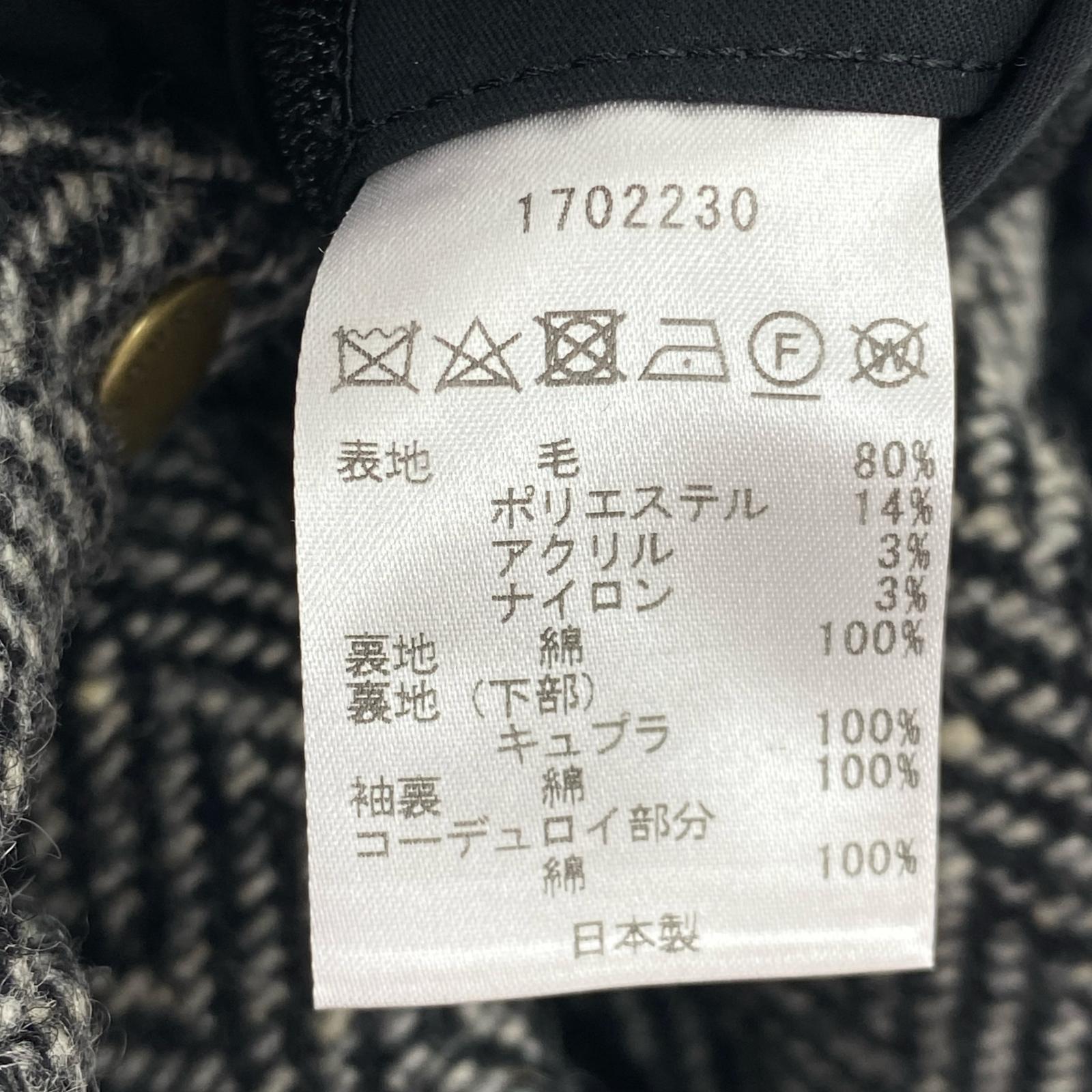 その他アウター Barbour ツィード ジャケット SIZE 8 1702230 ブラック