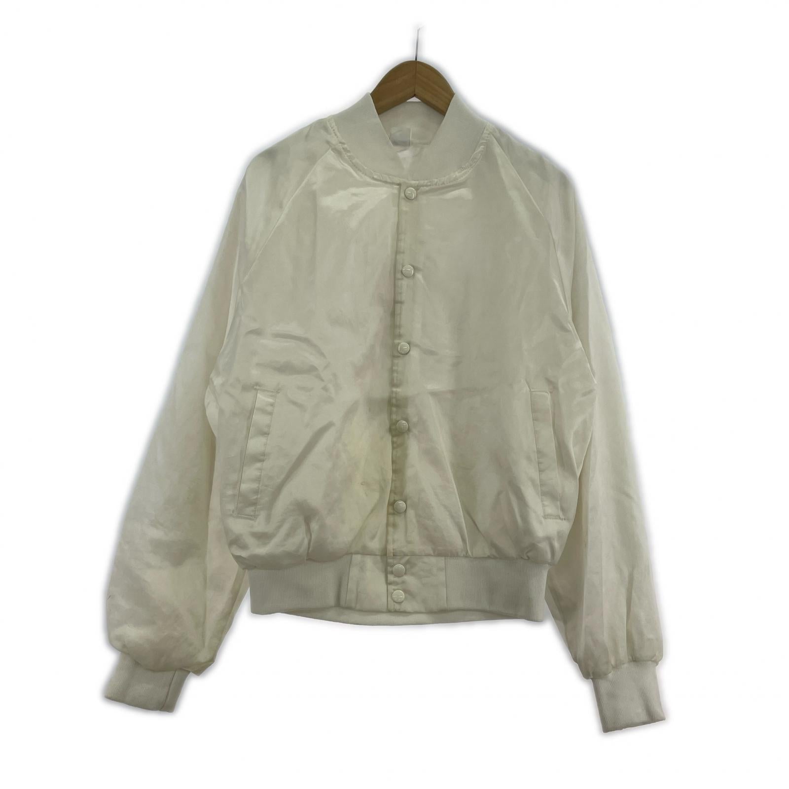 ジャケット 80-90s SOFFE JACKETS ホワイト ナイロン M ホワイト