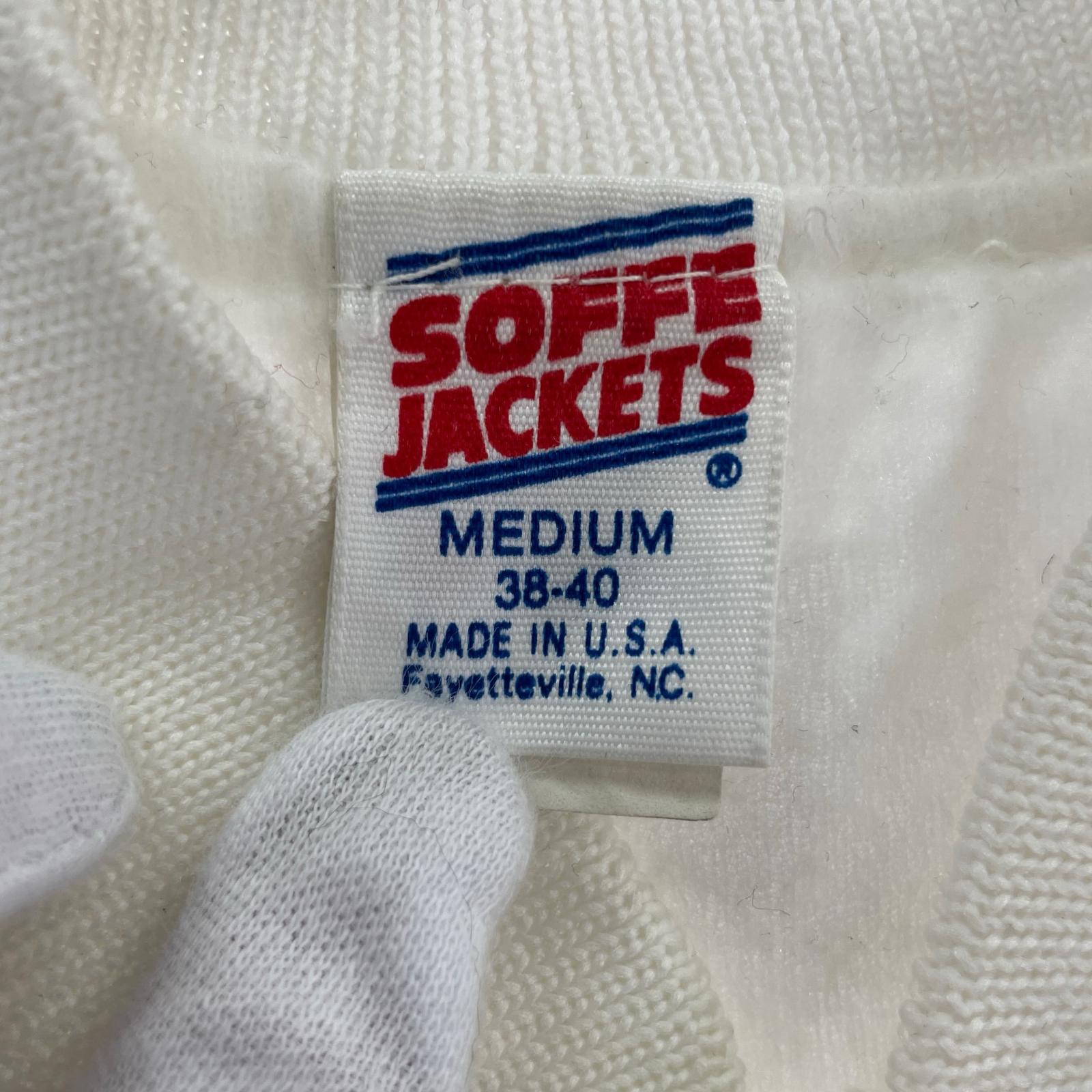 ジャケット 80-90s SOFFE JACKETS ホワイト ナイロン M ホワイト