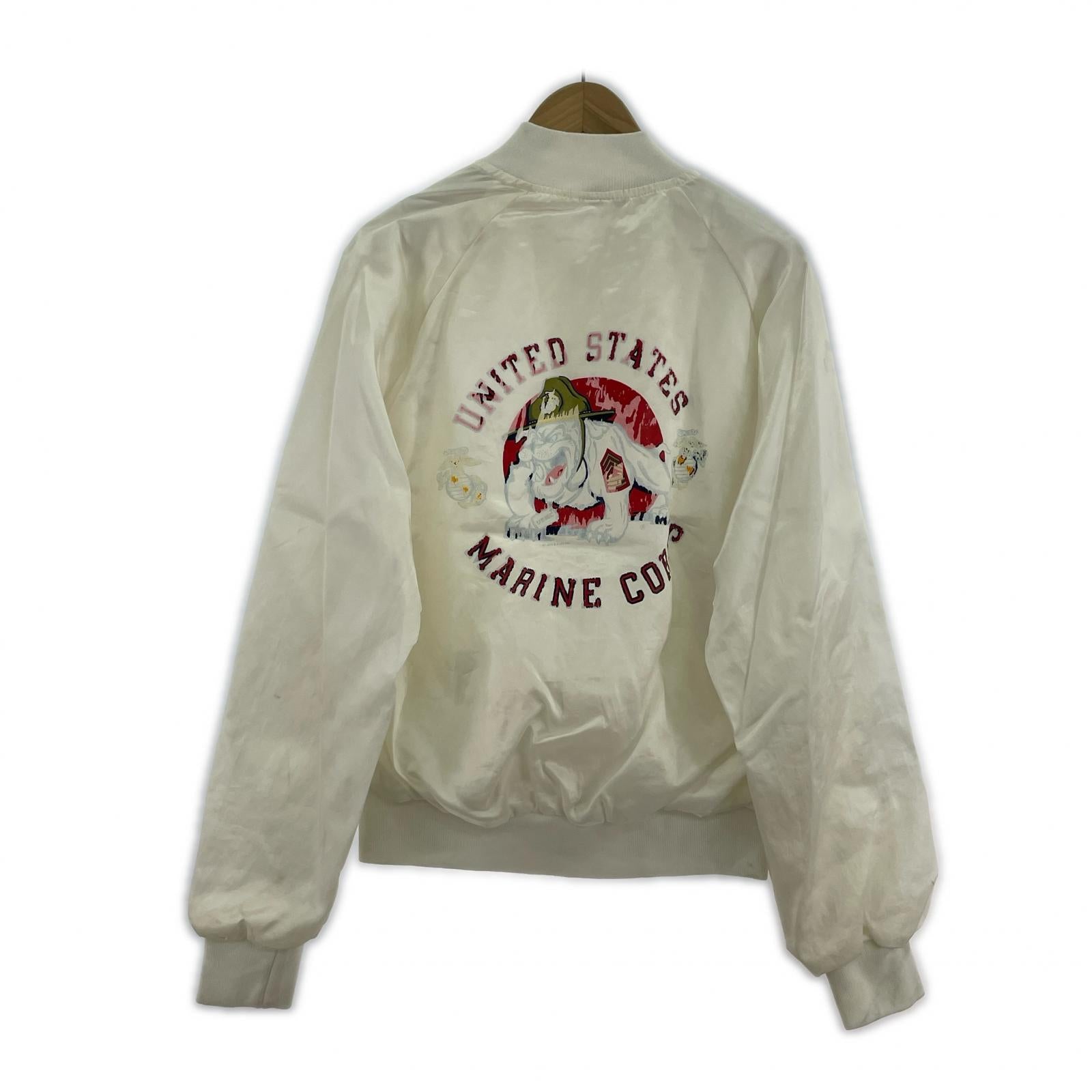ジャケット 80-90s SOFFE JACKETS ホワイト ナイロン M ホワイト
