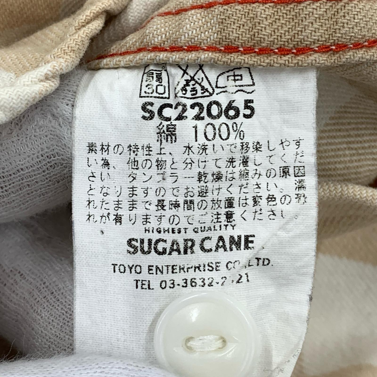長袖シャツ SUGAR CANE 長袖シャツ M ベージュ