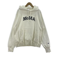 パーカー Champion ×MOMA REVERSE WEAVE パーカー M 白 M ホワイト