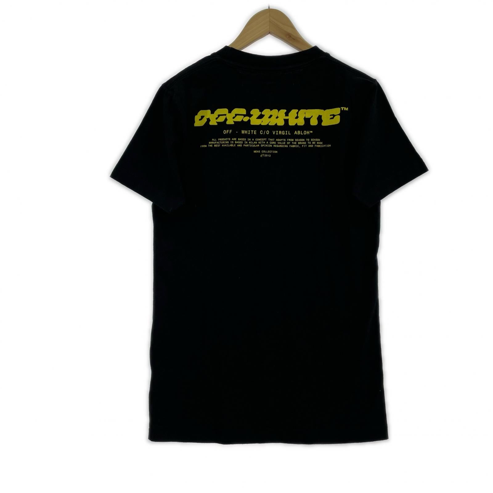 半袖Tシャツ Disrupted Font Tシャツ (XS) 黒 ブラック