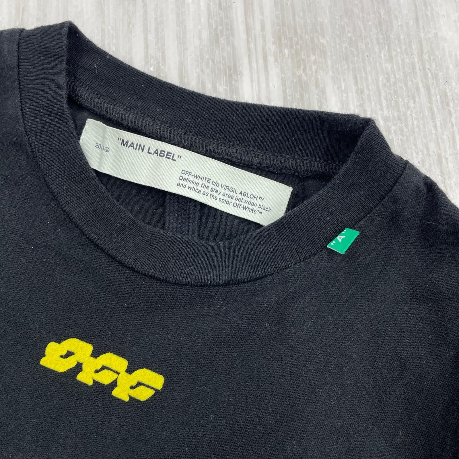半袖Tシャツ Disrupted Font Tシャツ (XS) 黒 ブラック