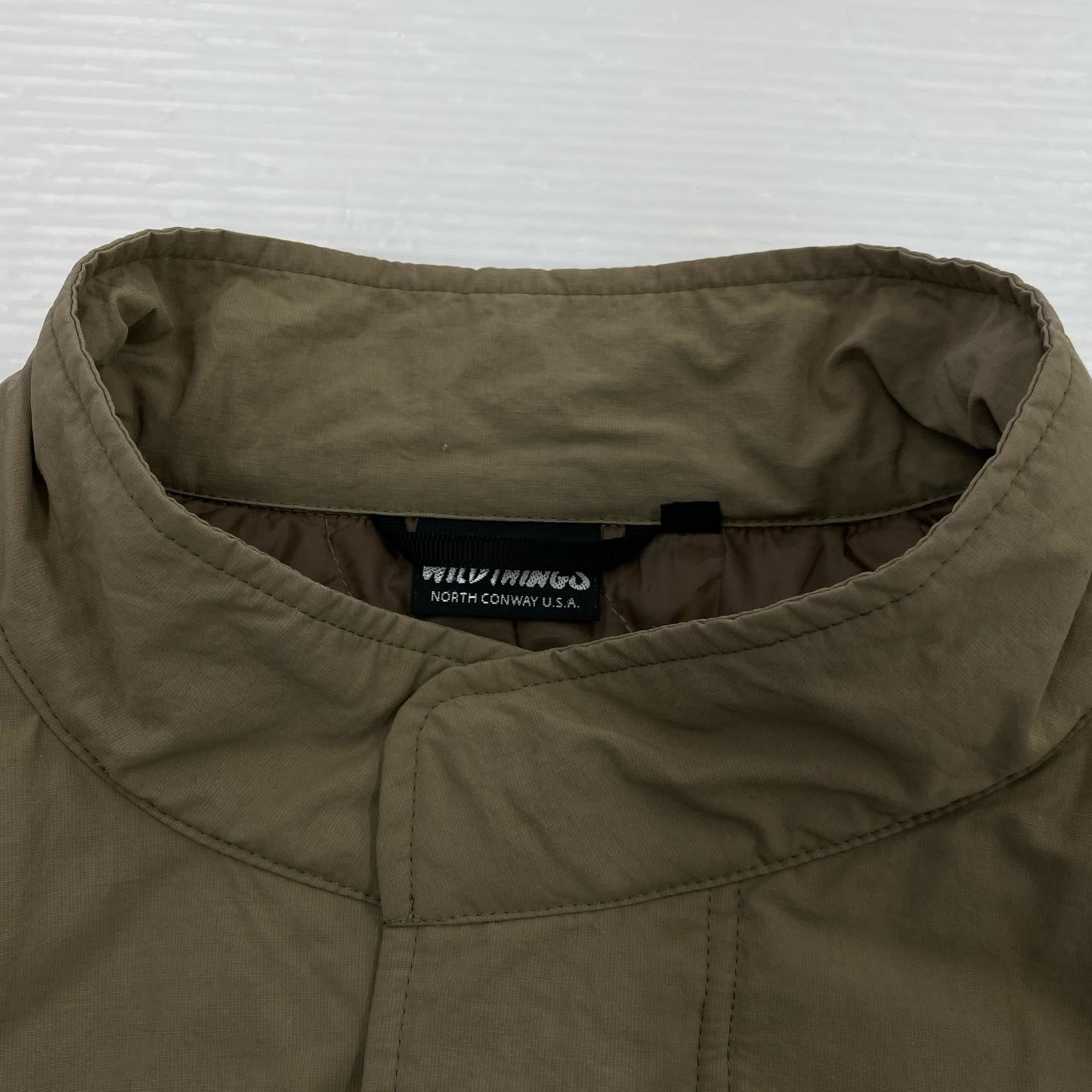 ダウンジャケット 中綿入りコート カーキ M ベージュ
