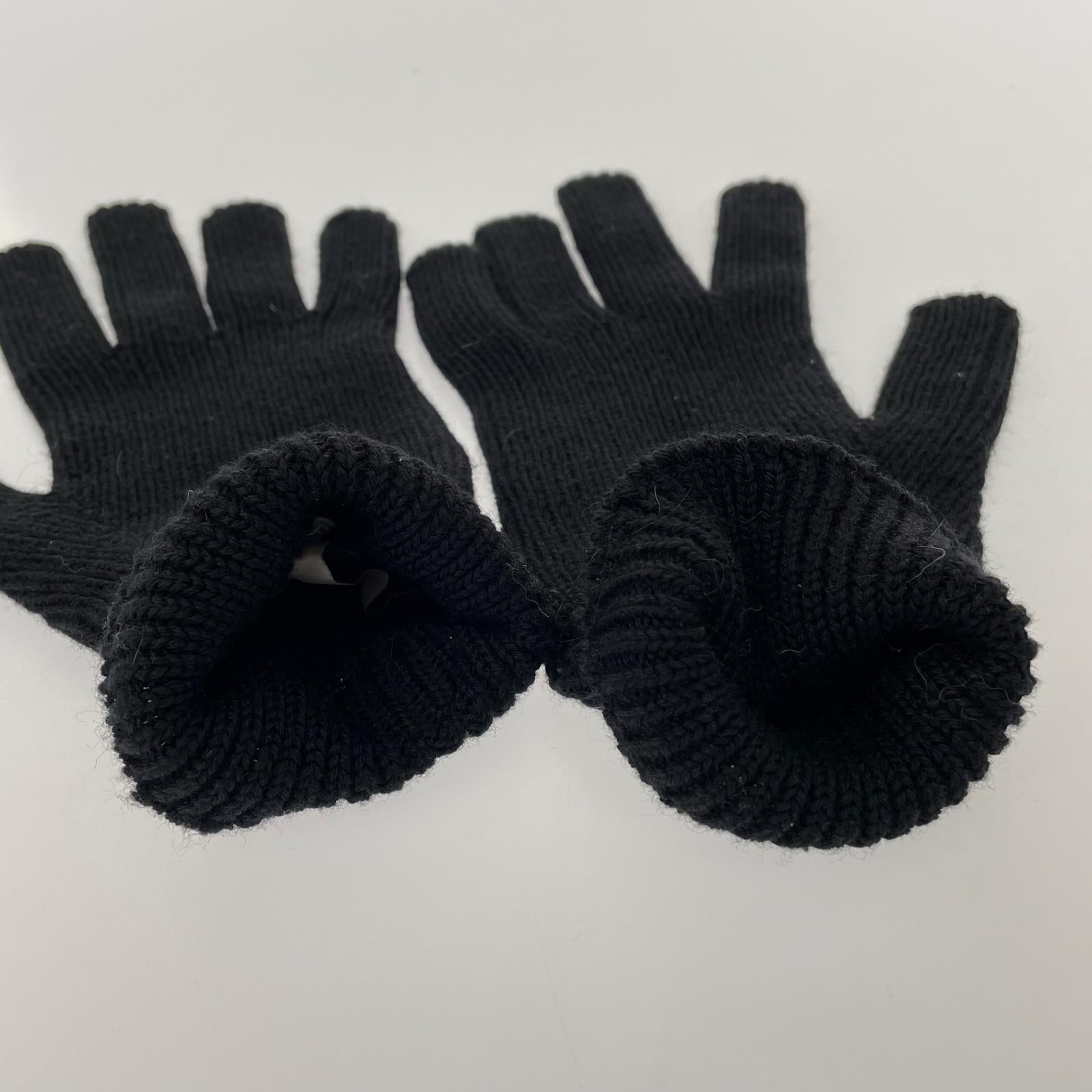 その他アクセサリー ウール手袋 紺(L) L ブラック