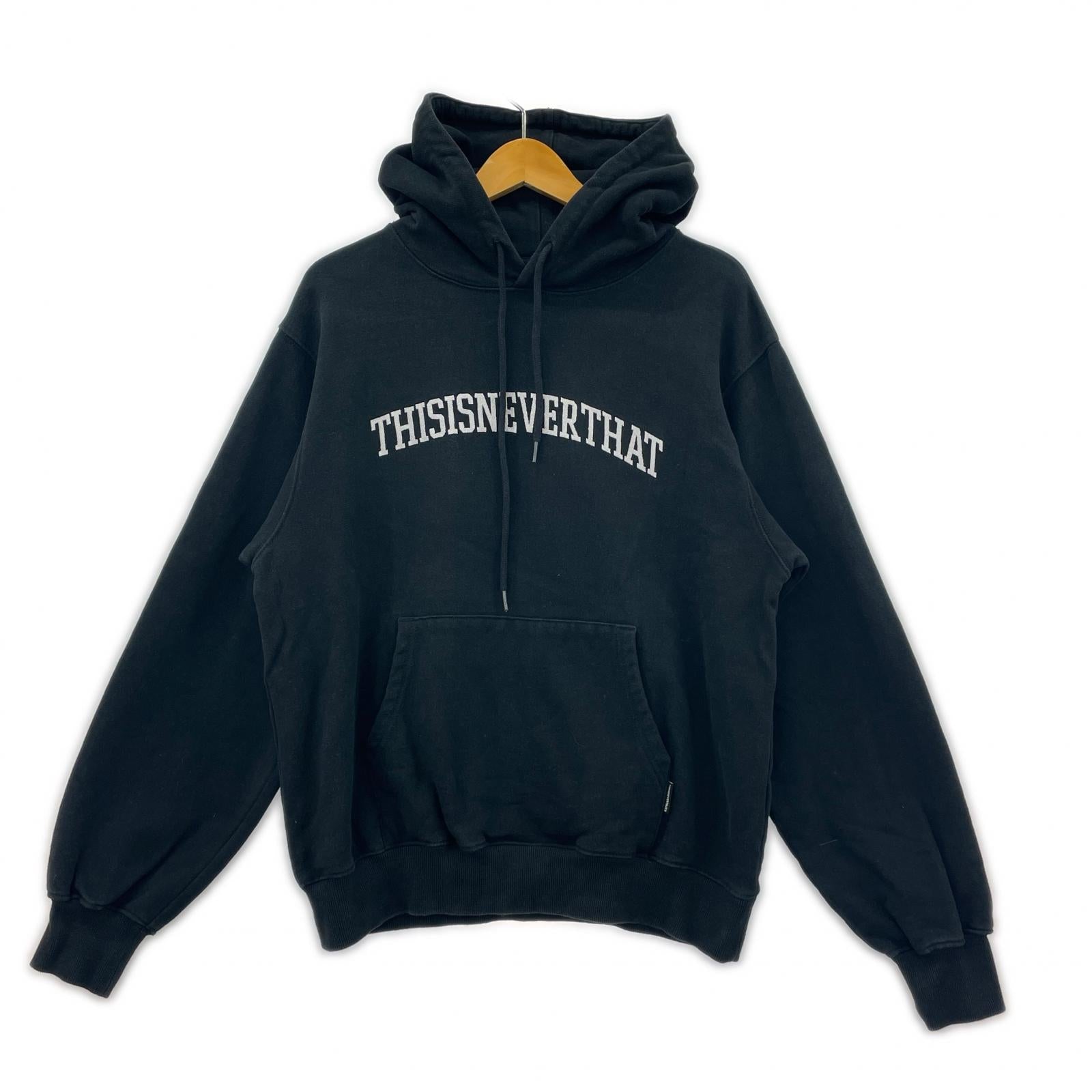 パーカー Arc-Logo Hooded Sweatshirt 黒 S S ブラック
