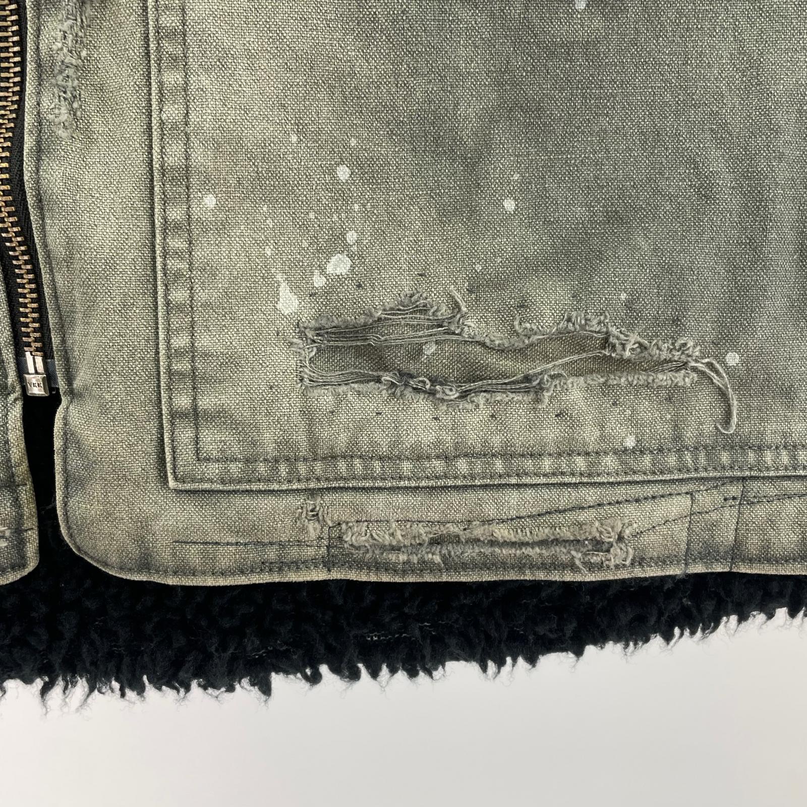ジャケット Anachronorm REMAKED REVERSIBLE DUCK VEST グレー グレー