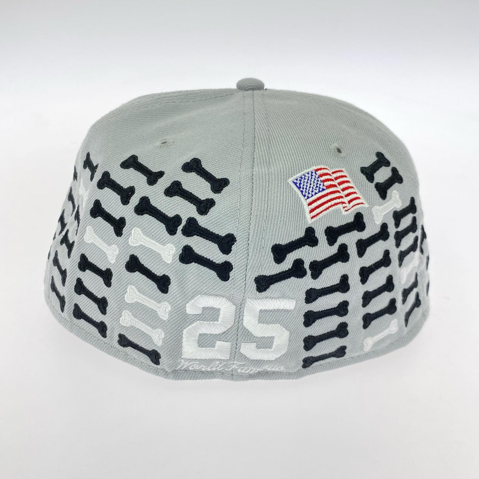 キャップ NEW ERA BONE BOX LOGO GREY グレー