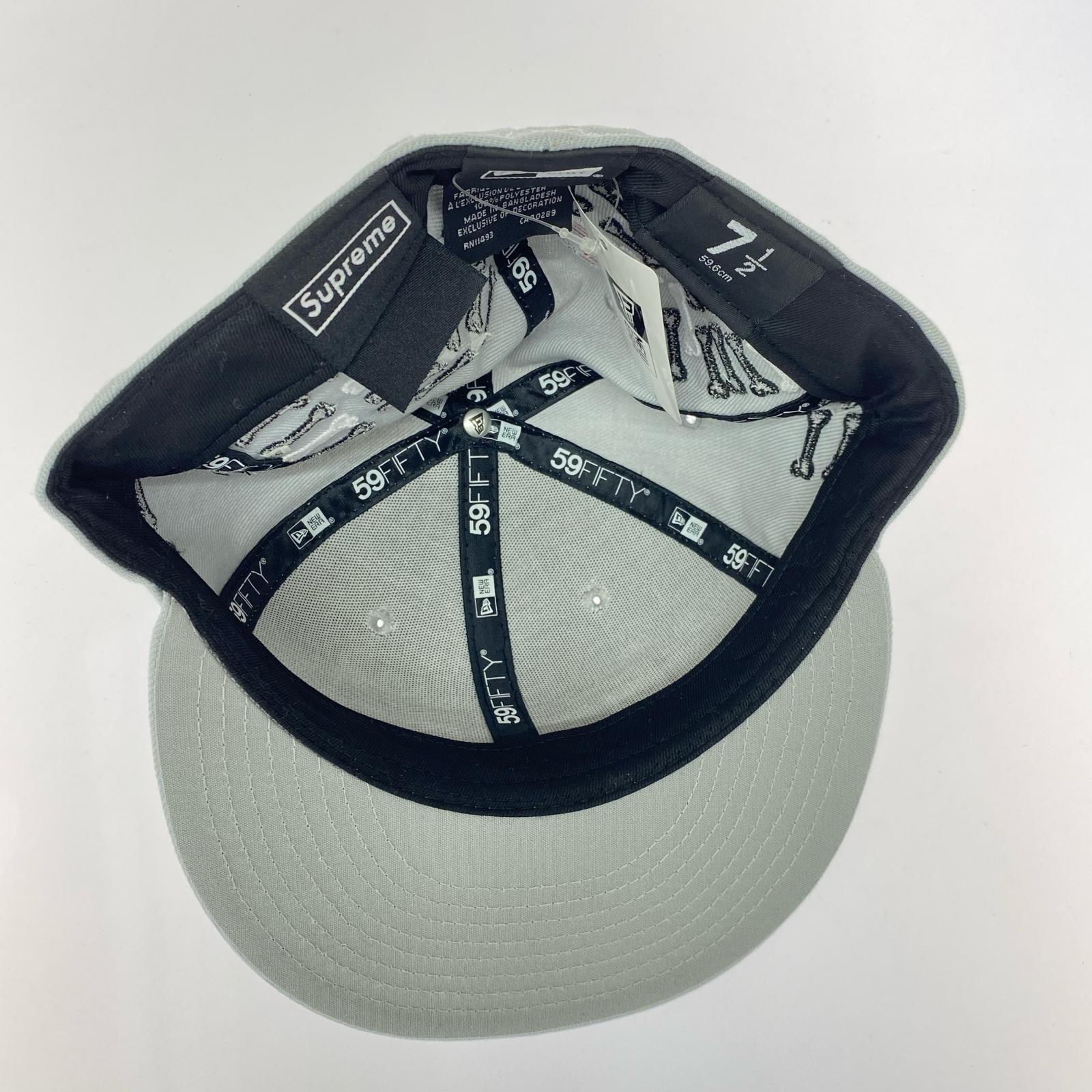 キャップ NEW ERA BONE BOX LOGO GREY グレー