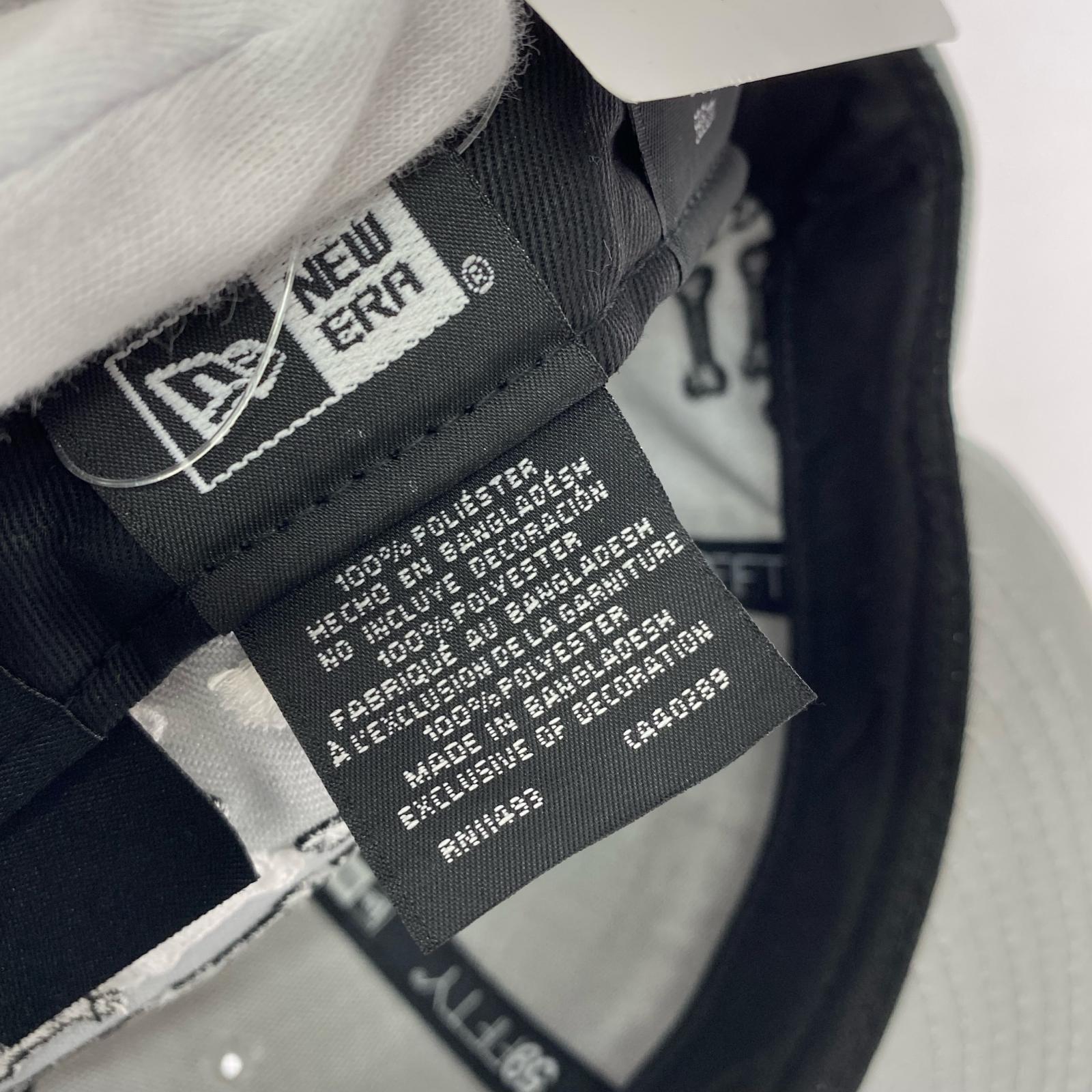 キャップ NEW ERA BONE BOX LOGO GREY グレー