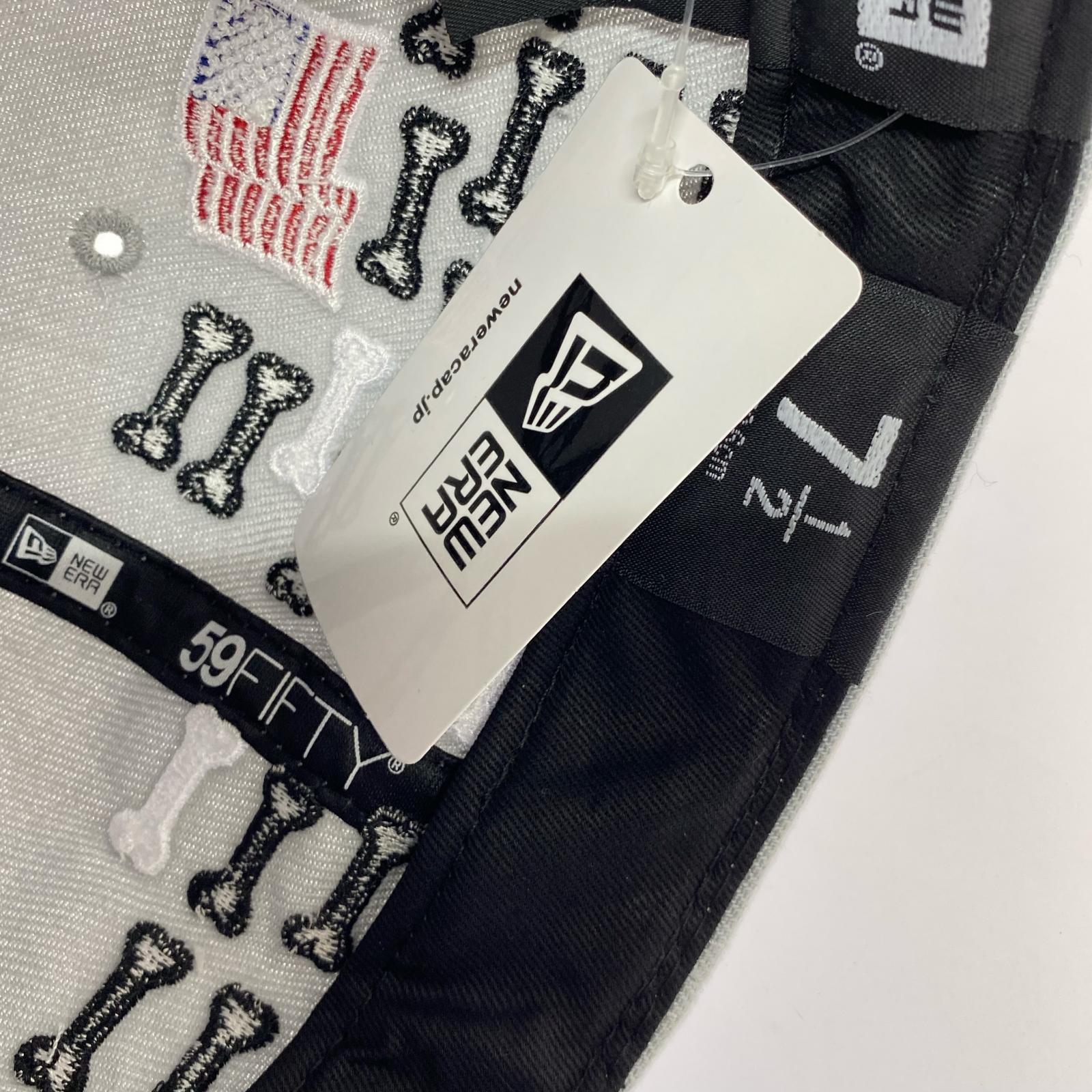 キャップ NEW ERA BONE BOX LOGO GREY グレー