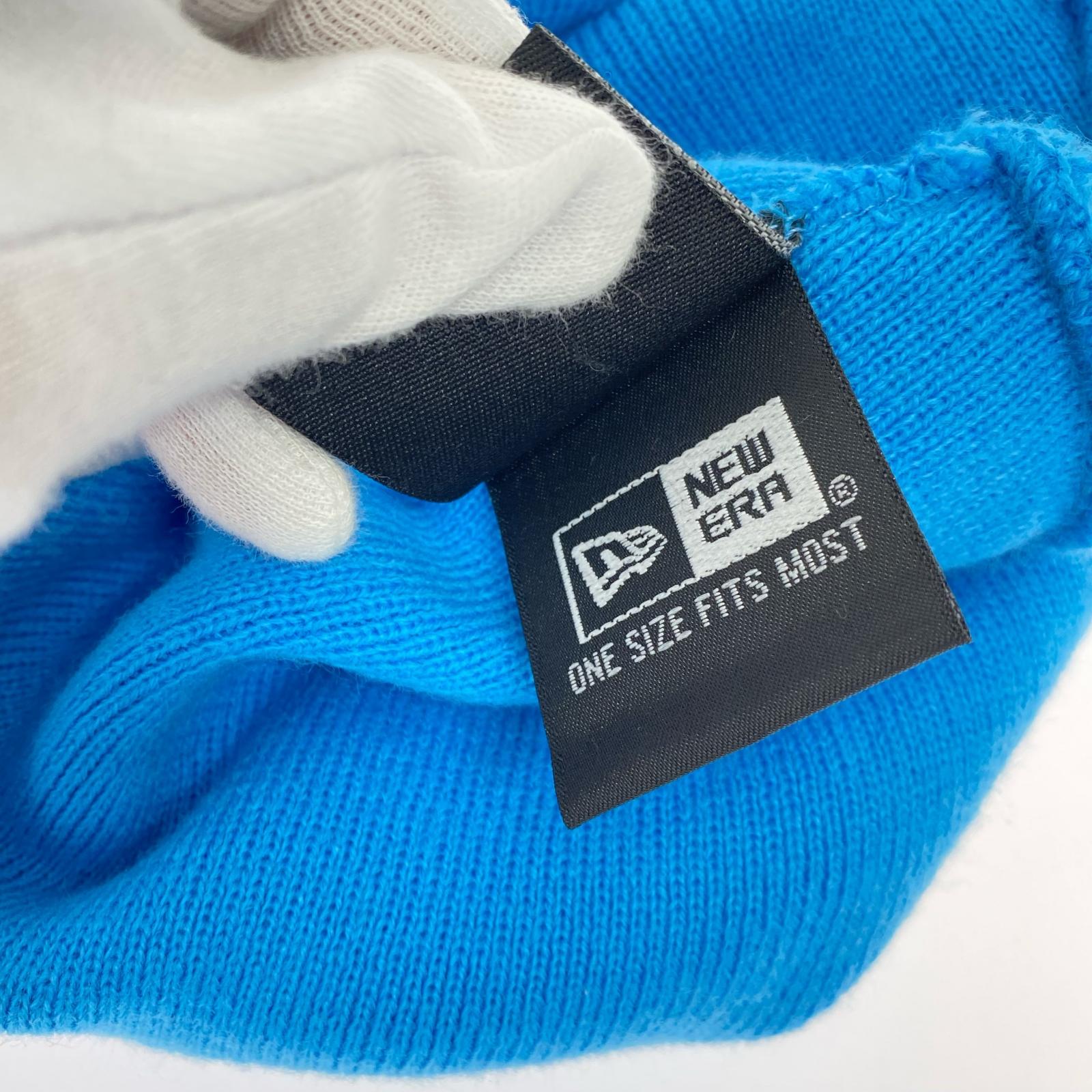 ニットキャップ 25FW NEW ERA BOX LOGO BEANIE ブルー