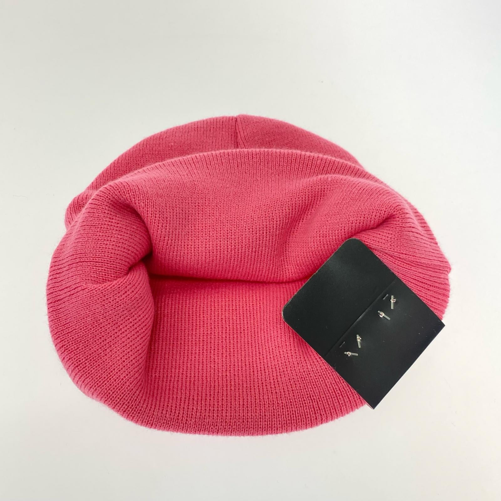ニットキャップ 25FW NEW ERA BOX LOGO BEANIE ピンク