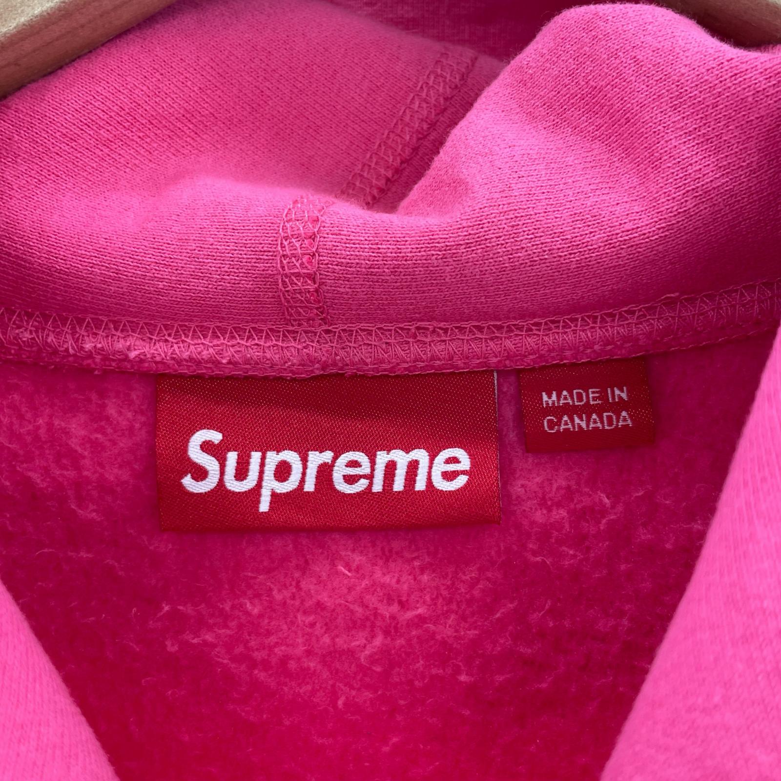 パーカー BOX LOGO HOODED SWEATSHIRT MAGENTA (M) M ピンク