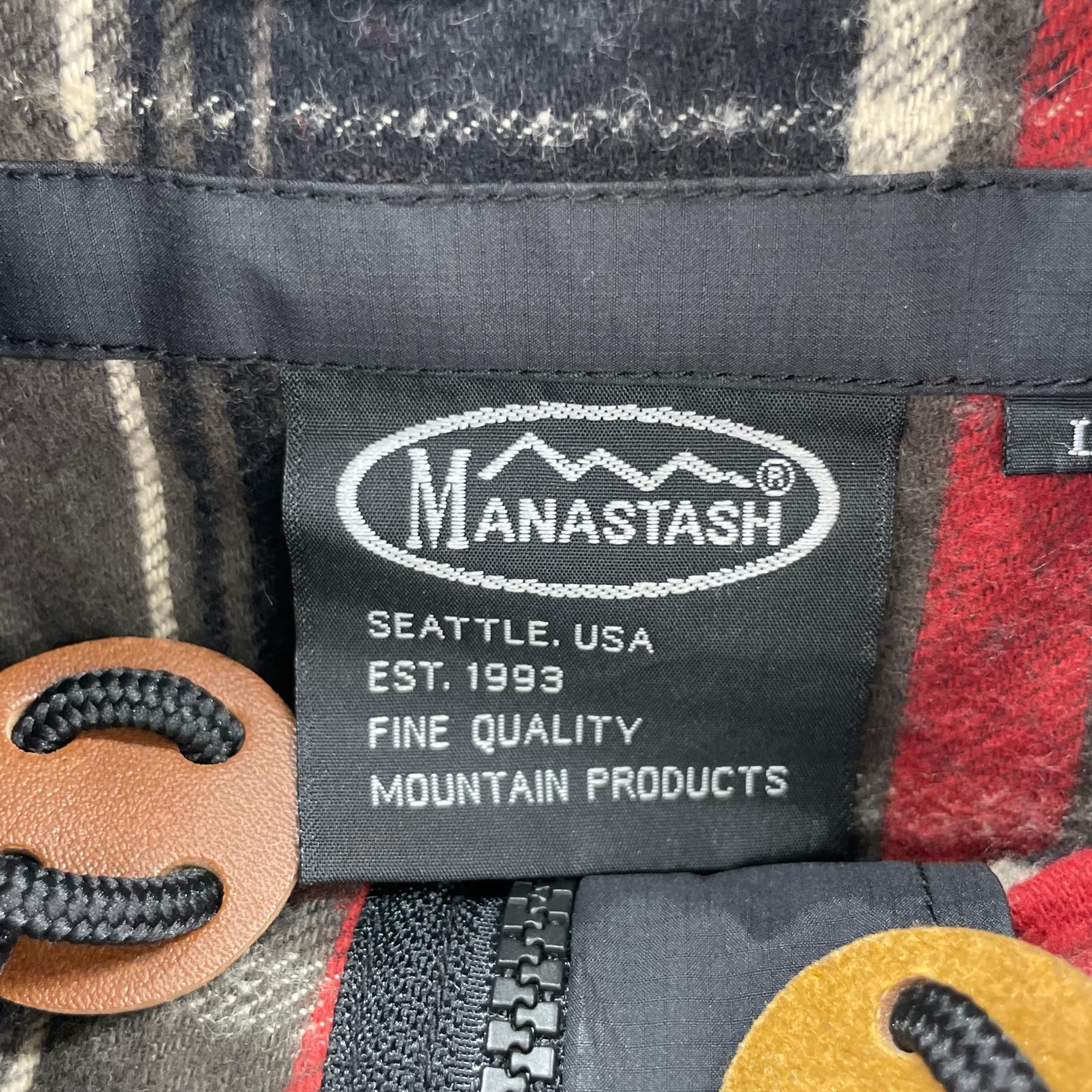 ジャケット ナイロン マウンテンパーカー クレイジーカラー L L マルチカラー