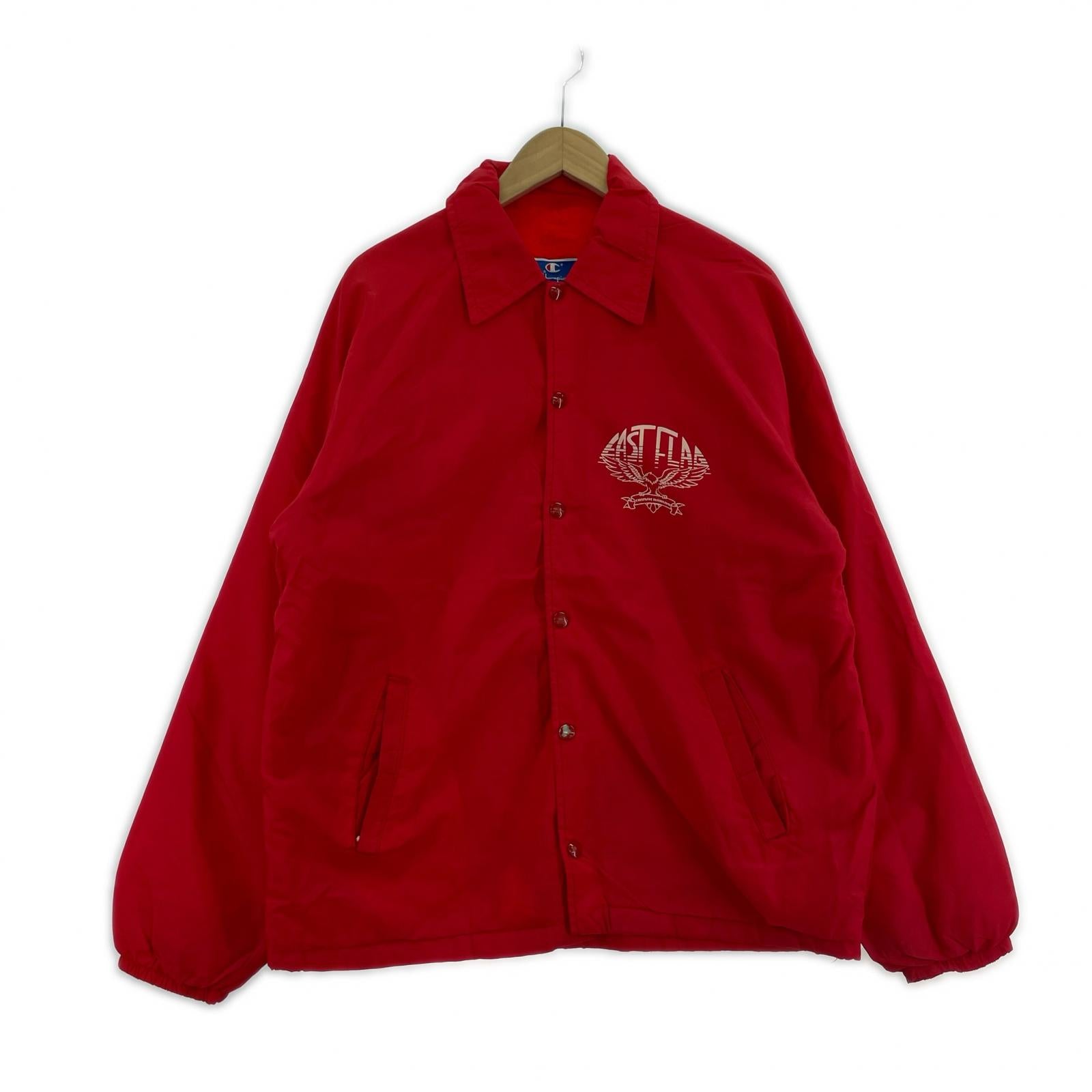 ジャケット 90s ナイロン コーチジャケット レッド M