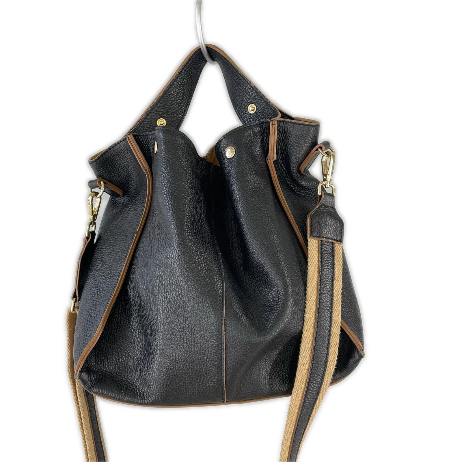 ショルダーバッグ PAOLA NUTTI 2WAYバッグ 黒 ブラック