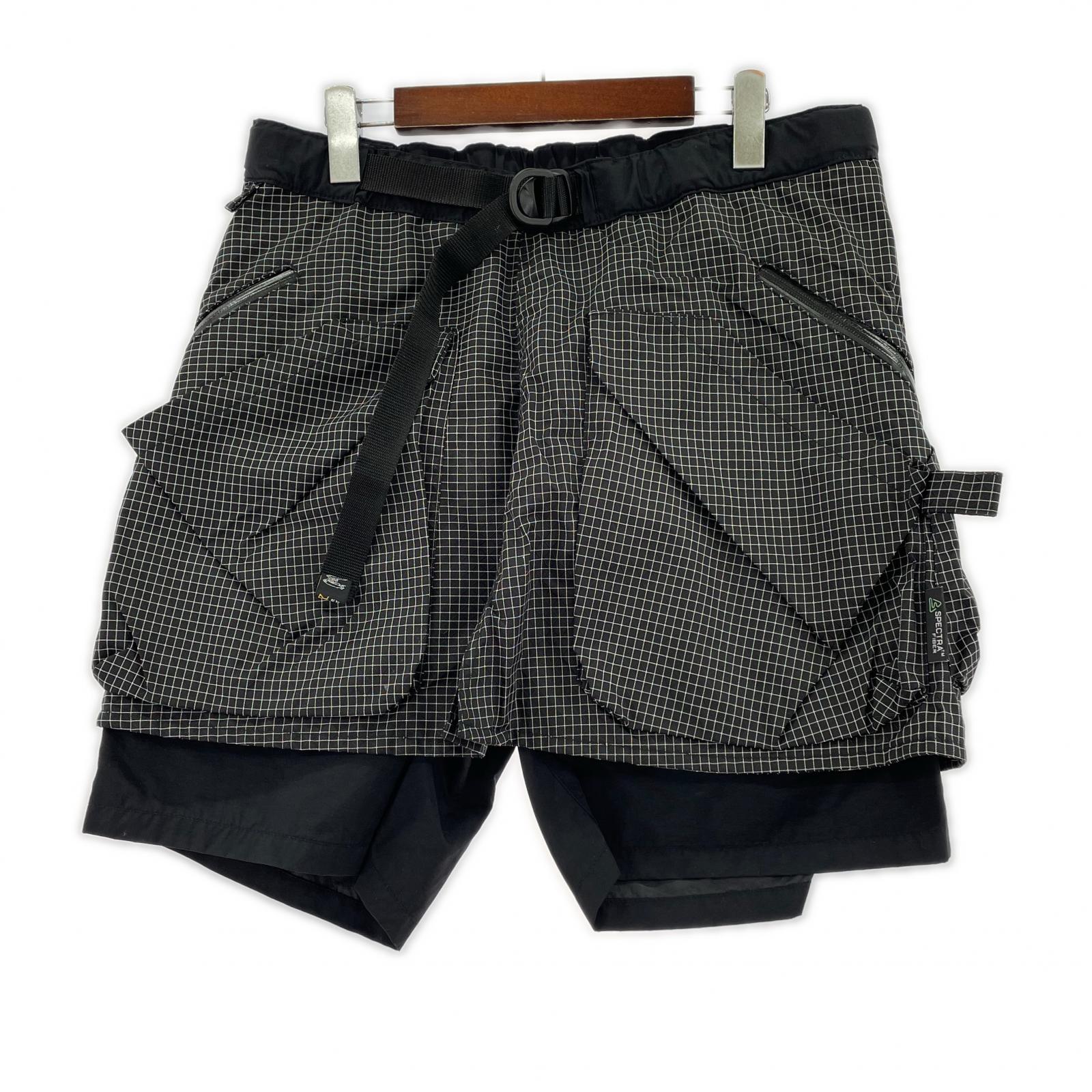 ショートパンツ COMFY チェック(L) L ブラック