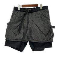 ショートパンツ COMFY チェック(L) L ブラック