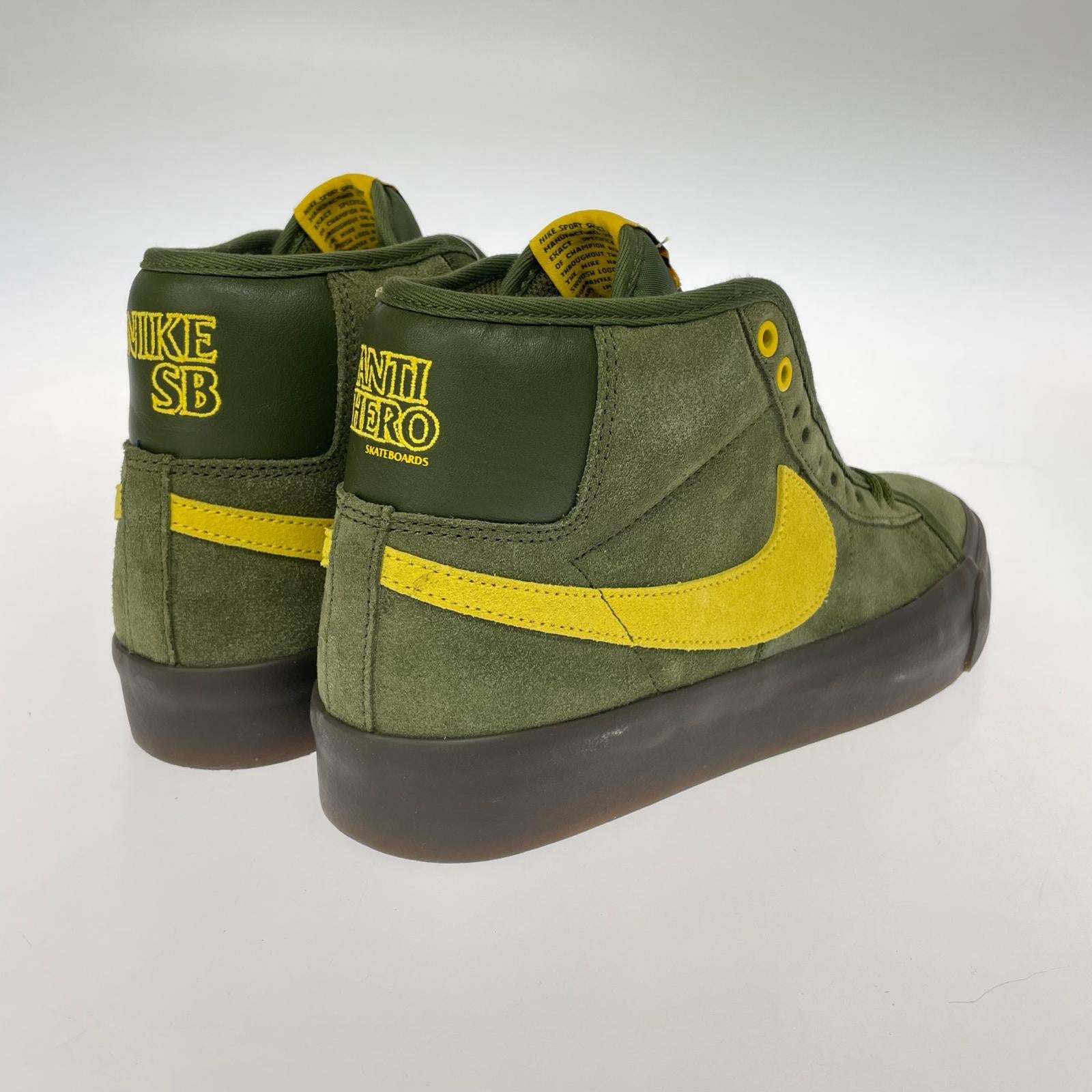 スニーカー ANTIHERO SB Zoom Blazer Mid QS 28.5cm (US10 1/2 UK10 EU47) カーキ
