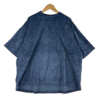半袖Tシャツ STRAIGHT UP VELOUR T-SHIR ネイビー L