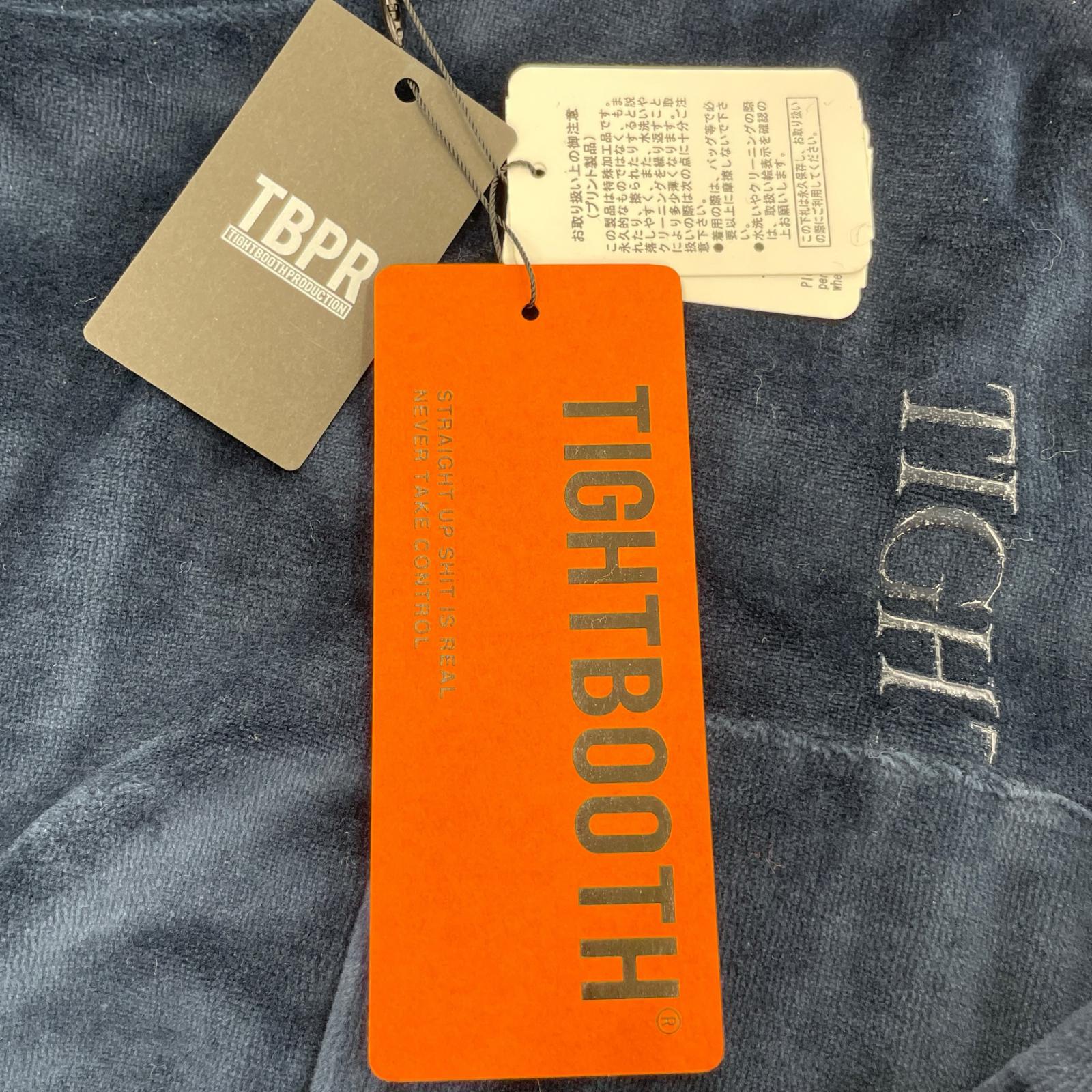 半袖Tシャツ STRAIGHT UP VELOUR T-SHIR ネイビー L
