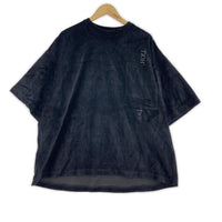 半袖Tシャツ STRAIGHT UP VELOUR T-SHIRT ブラック L ブラック