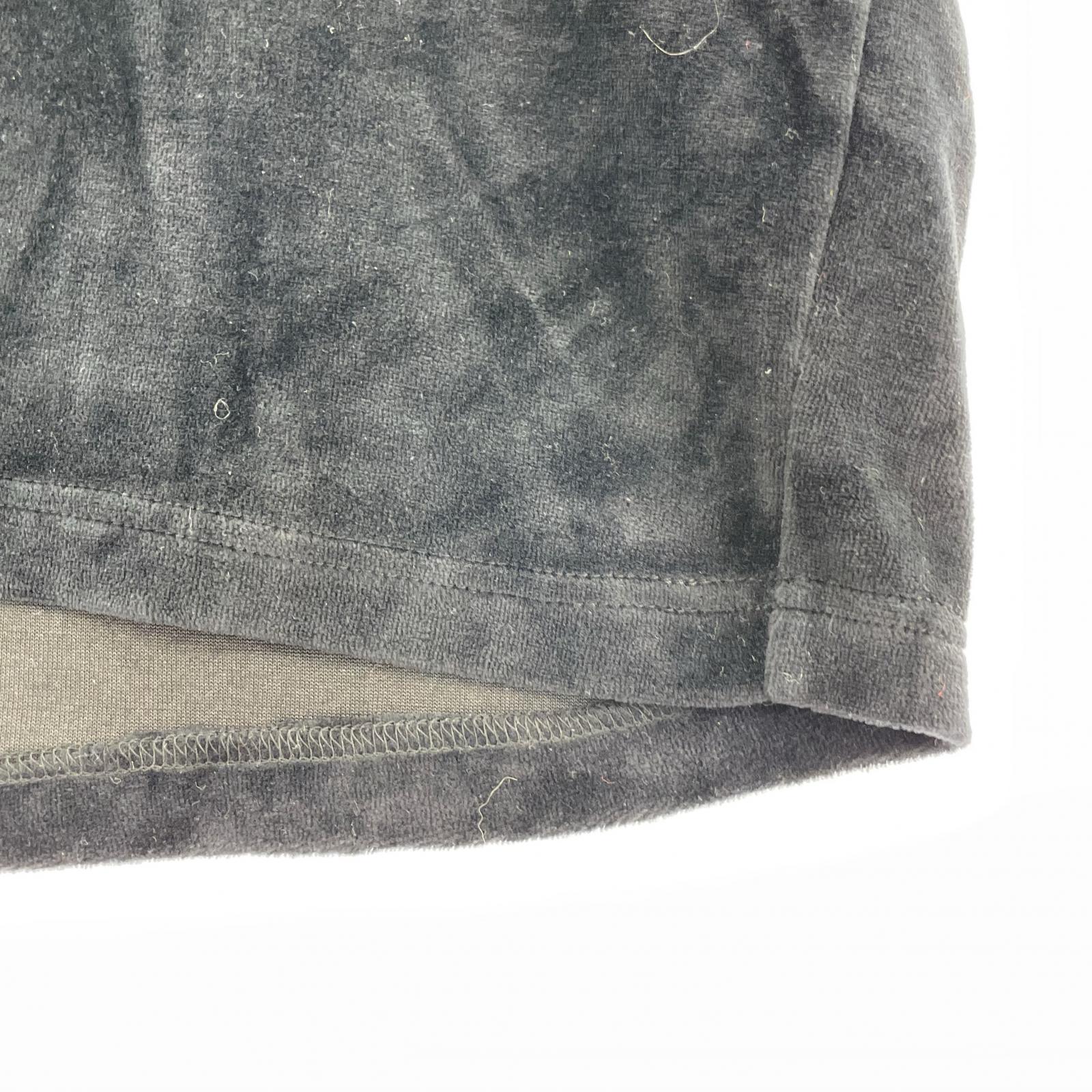 半袖Tシャツ STRAIGHT UP VELOUR T-SHIRT ブラック L ブラック