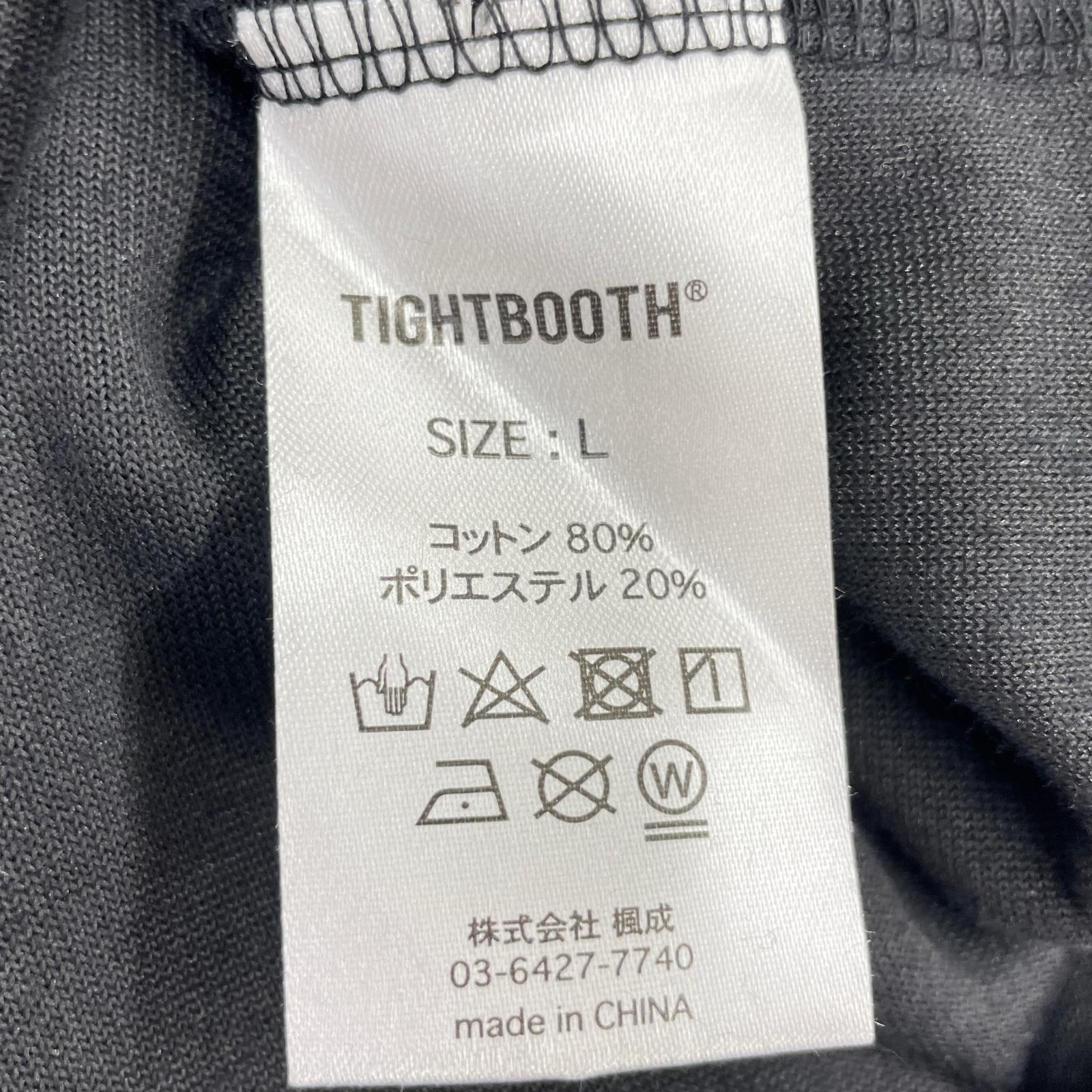 半袖Tシャツ STRAIGHT UP VELOUR T-SHIRT ブラック L ブラック