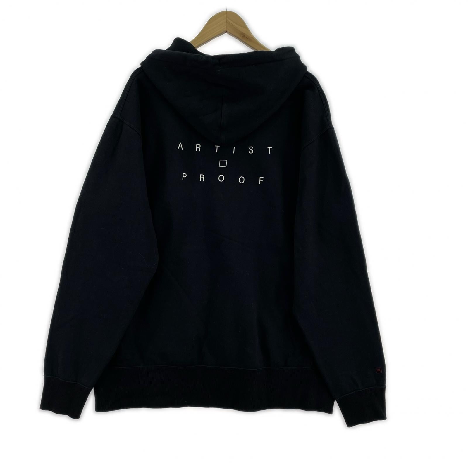 パーカー artist proof ブラック Xl ブラック