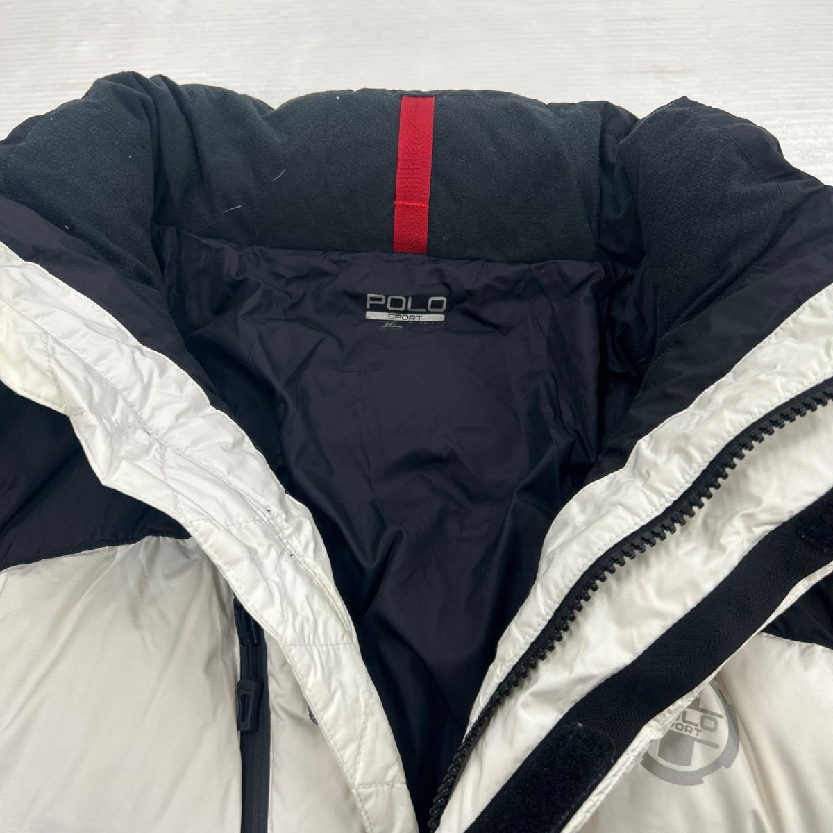 ダウンジャケット POLO SPORT 肉厚 ビッグダウンジャケット XXL 白 ホワイト