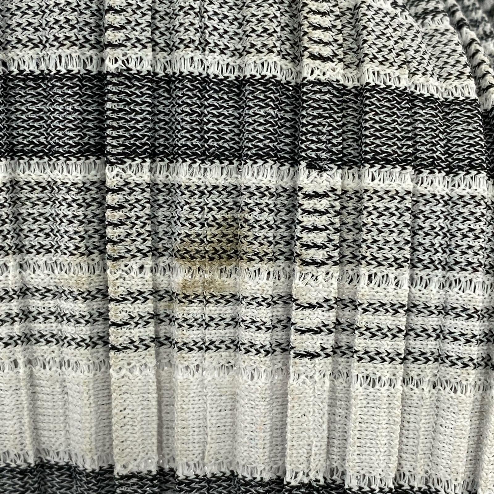 長袖Tシャツ PLEATS PLEASE ISSEY MIYAKE ボーダープリーツカットソー 3 グレー グレー