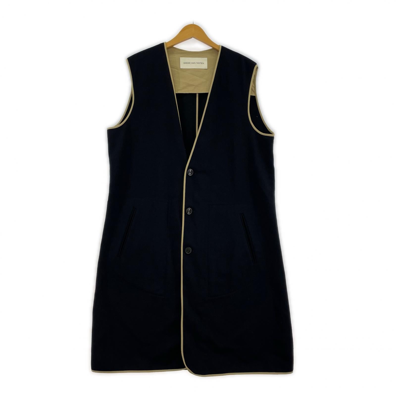 その他アウター 24AW パイピングロングベスト