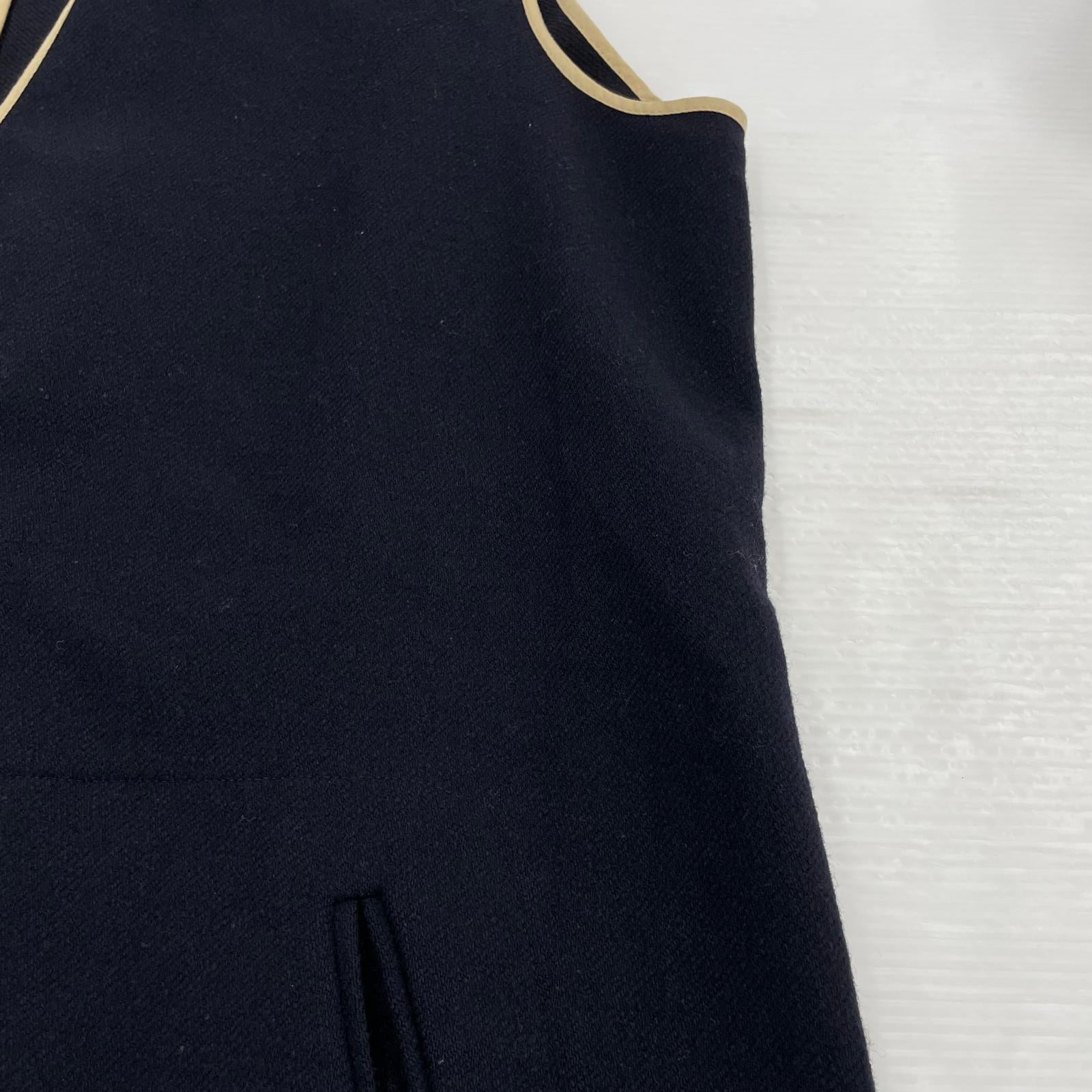 その他アウター 24AW パイピングロングベスト