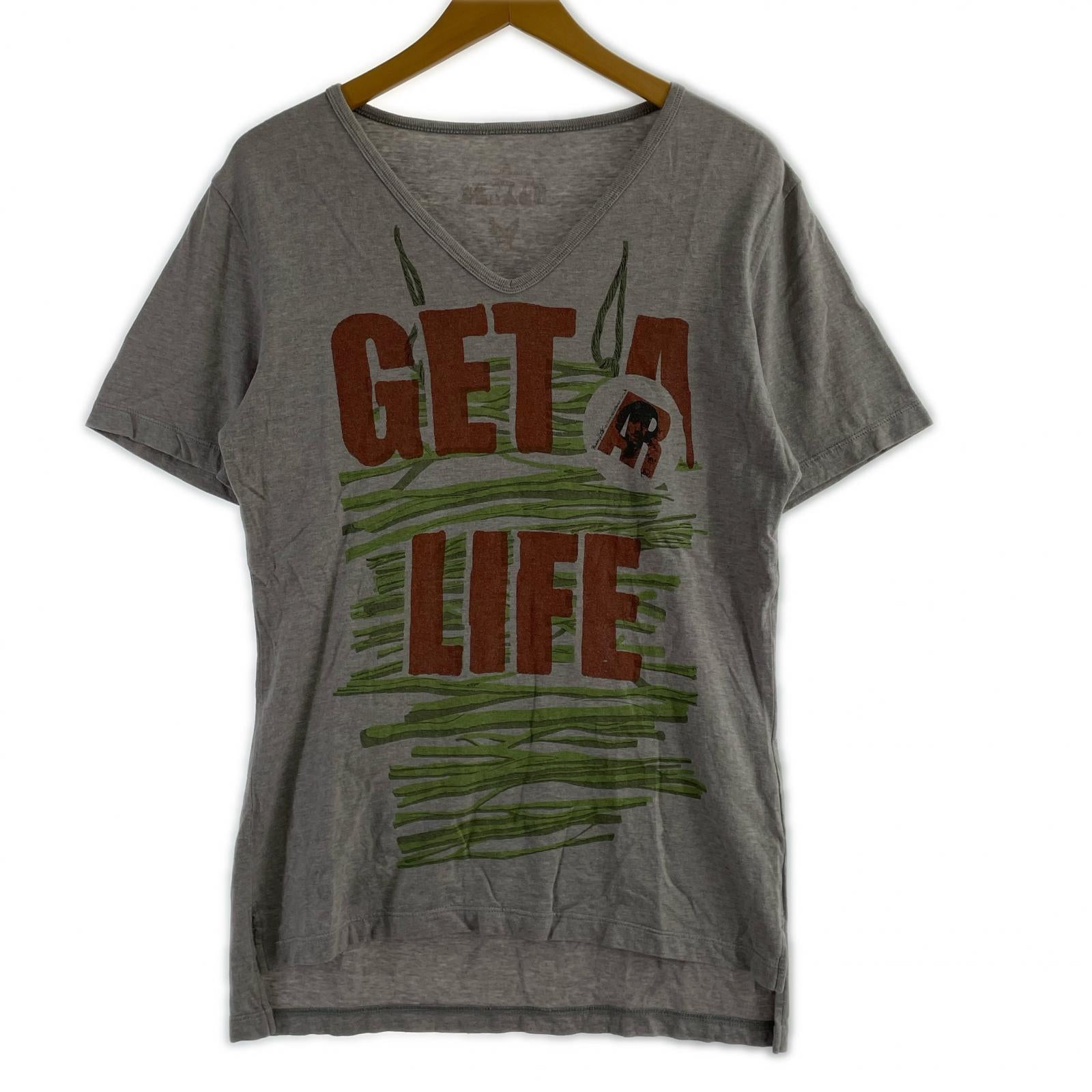 半袖Tシャツ MAN GET A LIFE (44) 44 グレー