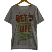 半袖Tシャツ MAN GET A LIFE (44) 44 グレー