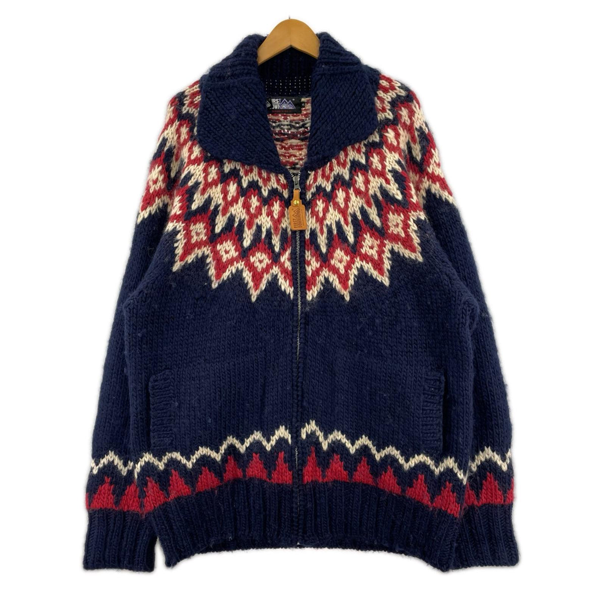 ニット カウチンニット 4L NVY