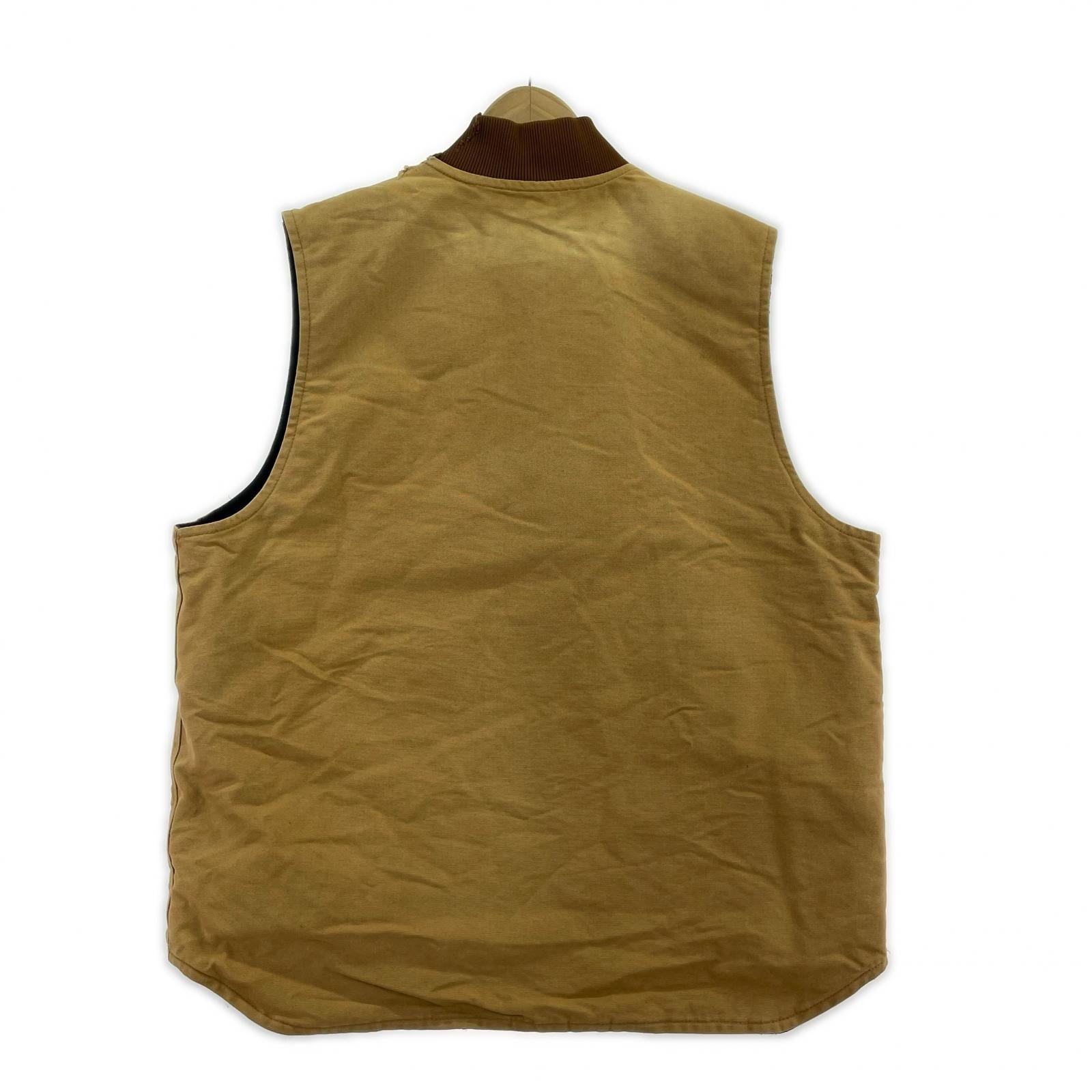 ジャケット ダックベスト BEG XL ブラウン