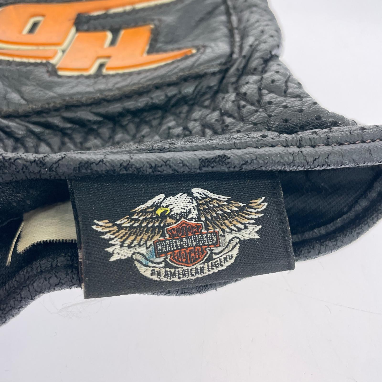 その他アクセサリー Harley-Davidson レザーレーシンググローブ 黒 ブラック