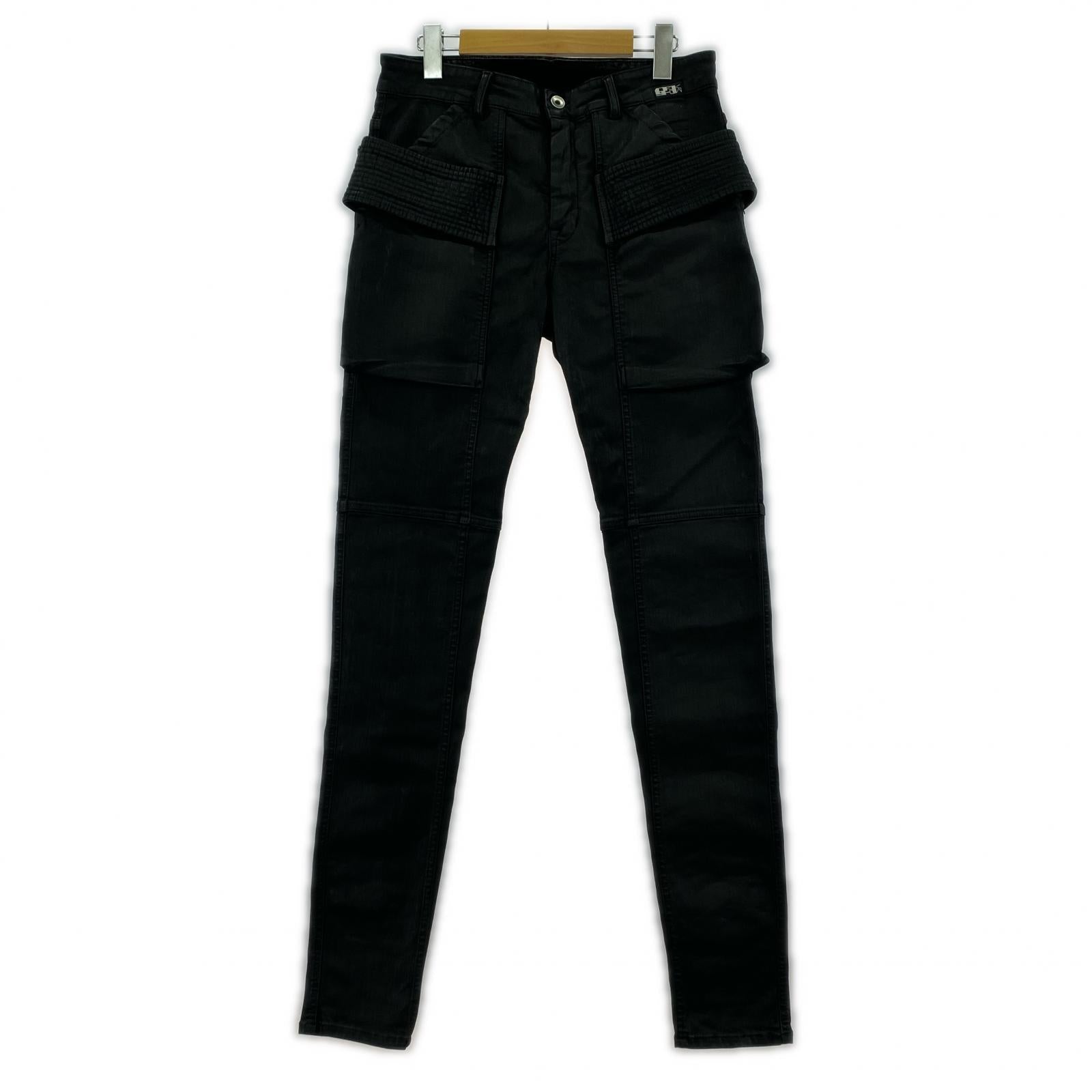 パンツ EASY CREATCH CUT WAX JEANS (29) 29 ブラック