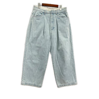 デニムパンツ FARAH 1タックバギーデニムパンツ 32 ブルー