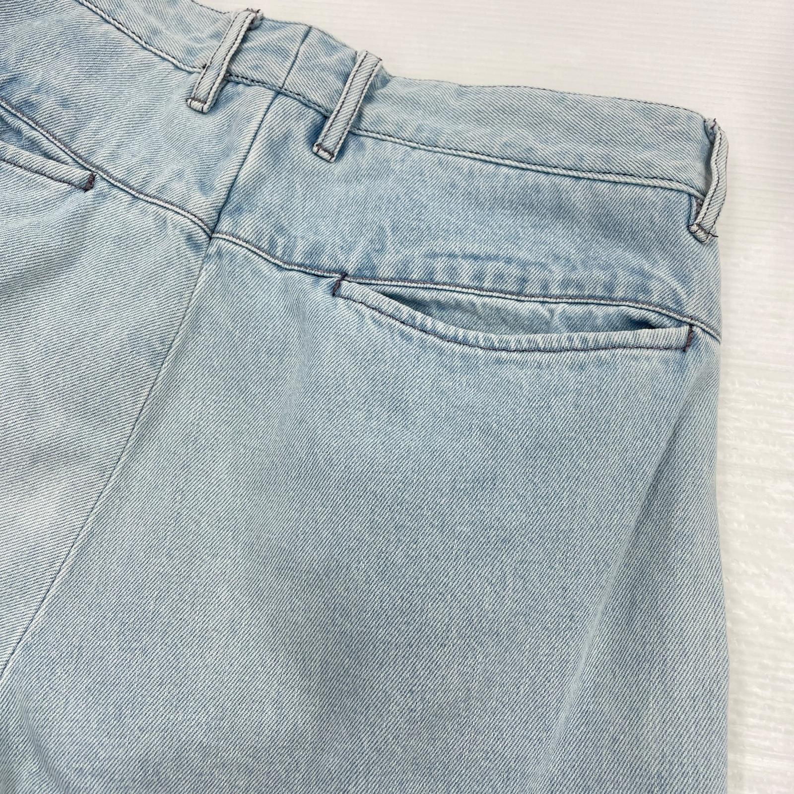 デニムパンツ FARAH 1タックバギーデニムパンツ 32 ブルー