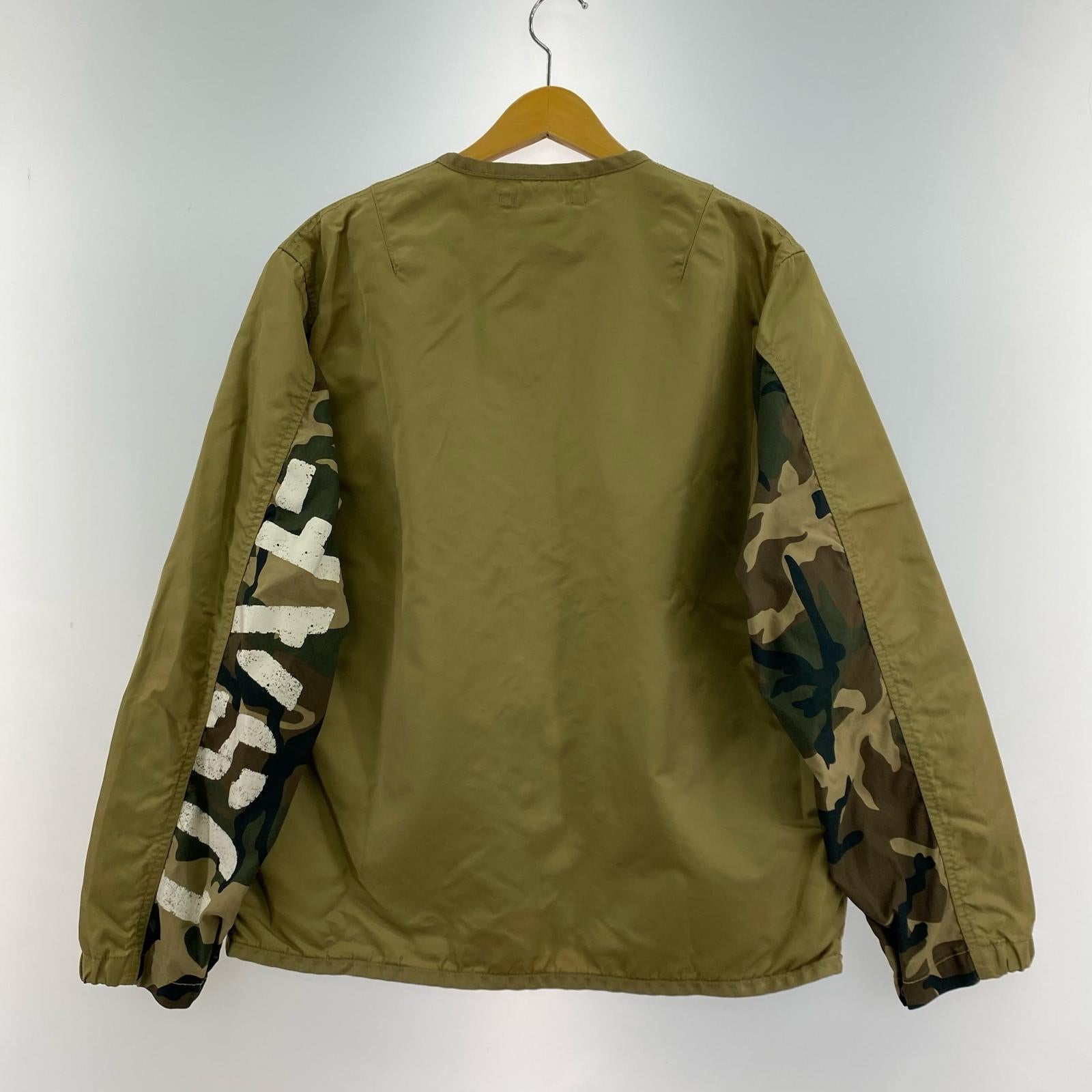 ジャケット MILITARY ZIP CARDIGAN L ベージュ