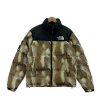 ダウンジャケット ×Supreme 13AW FUR PRINT NUPTSE JACKET S S